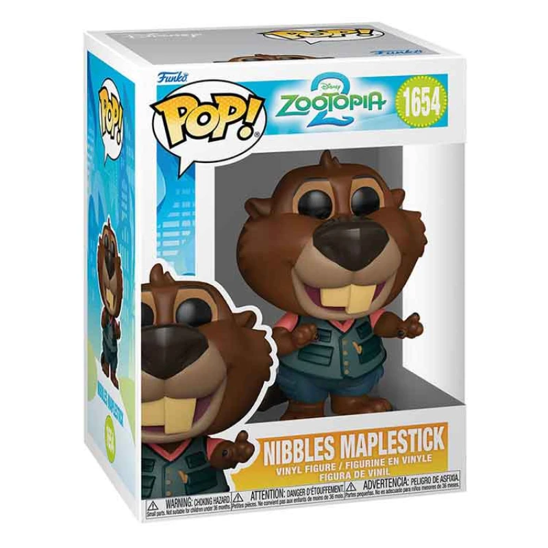 Image of AJ Toys & Books Funko Zootopia 2 POP! Movies Vinyl Figure Nibbles Maplestick