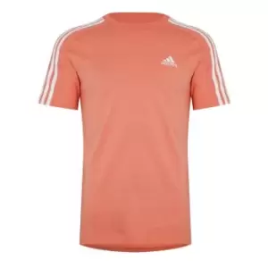 Image of adidas Essentials 3-Stripes T-Shirt Mens - Pink