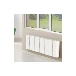 Image of TCP Smart WiFi Electric Oil Filled Conservatory Radiator White - 980x420mm 1100w - White