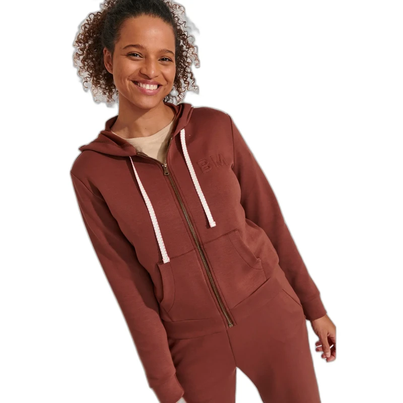 Image of banana moon Womens hooded jacket Banana Moon Resco Bayjoy Marron Female M
