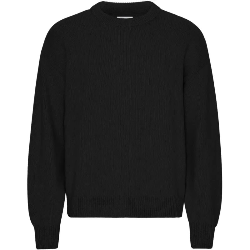 Image of Colorful Standard Oversized round-neck sweater Colorful Standard Deep Black Noir Unisex L