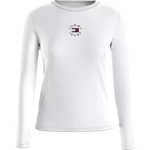 Image of Tommy Jeans Tiny Tommy Long Sleeve T Shirt - White