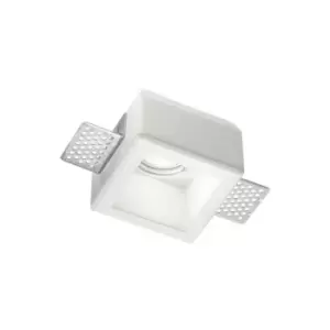 Image of Samba - Indoor Plaster In Recessed Ceiling Lamp 1 Light White, GU10 - Ideal Lux