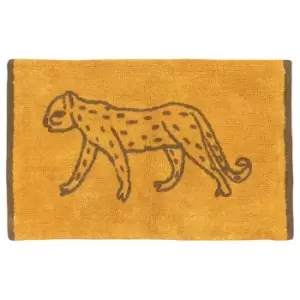 Image of Furn Leopard Bath Mat (One Size) (Gold)