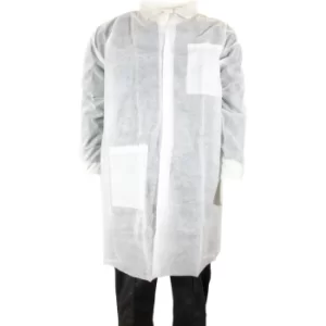 Image of Non Woven Visitors Coat (M) (Pk-25)