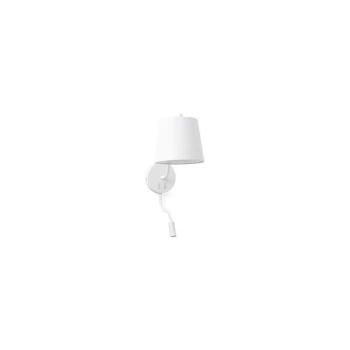 Image of Faro - LED 1 Light Indoor Wall Light Reading Lamp White, E27