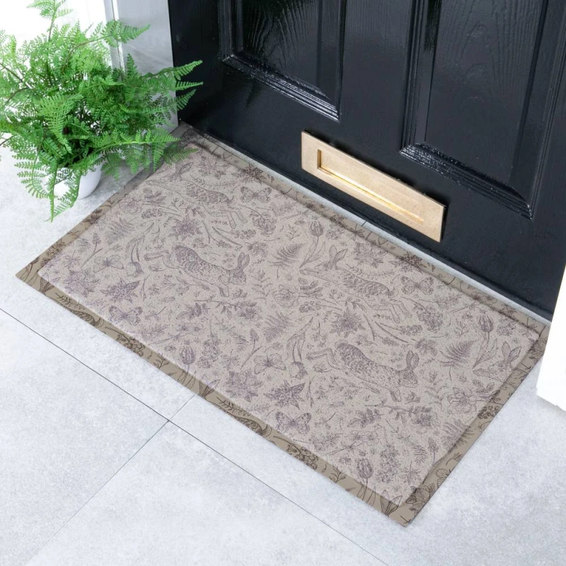 Image of Artsy Doormats Christmas Sausage Dogs Indoor Outdoor Doormat