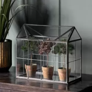 Image of Set of 3 Potted Pine Cone Trees 23cm Brown