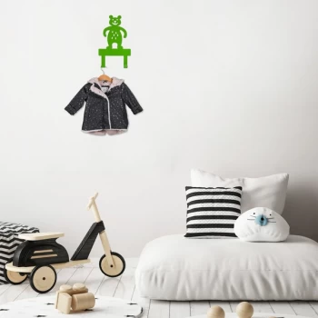 Image of Hanger - Green Green Metal Wall Hook