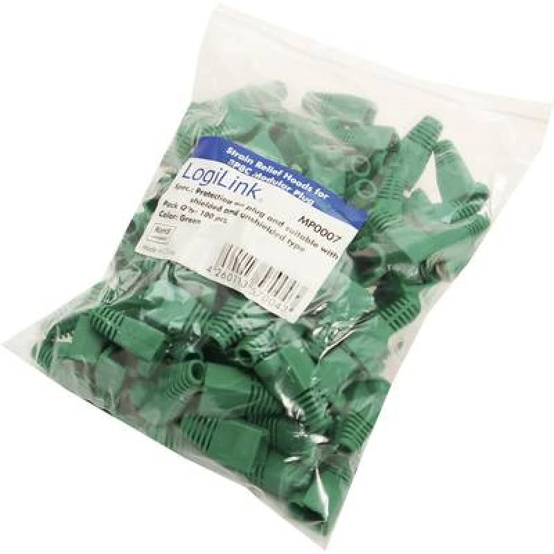 Image of Logilink LogiLink MP0007 Plug Protection Green RJ45 Green MP0007
