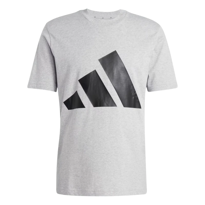 Image of Adidas Simple jersey T-Shirt adidas Essentials Big Logo Gris Male S