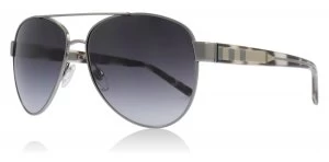 Image of Burberry BE3084 Sunglasses Gunmetal 12278G 60mm