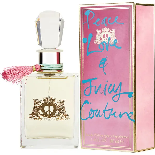 Image of Juicy Couture Peace Love and Juicy Couture Eau de Parfum For Her 100ml