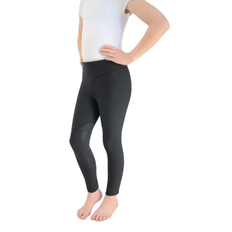 Image of HyPERFORMANCE Blizzard Softshell Riding Tights in Black Size: 3-4 Years Black Unisex 3-4 Years