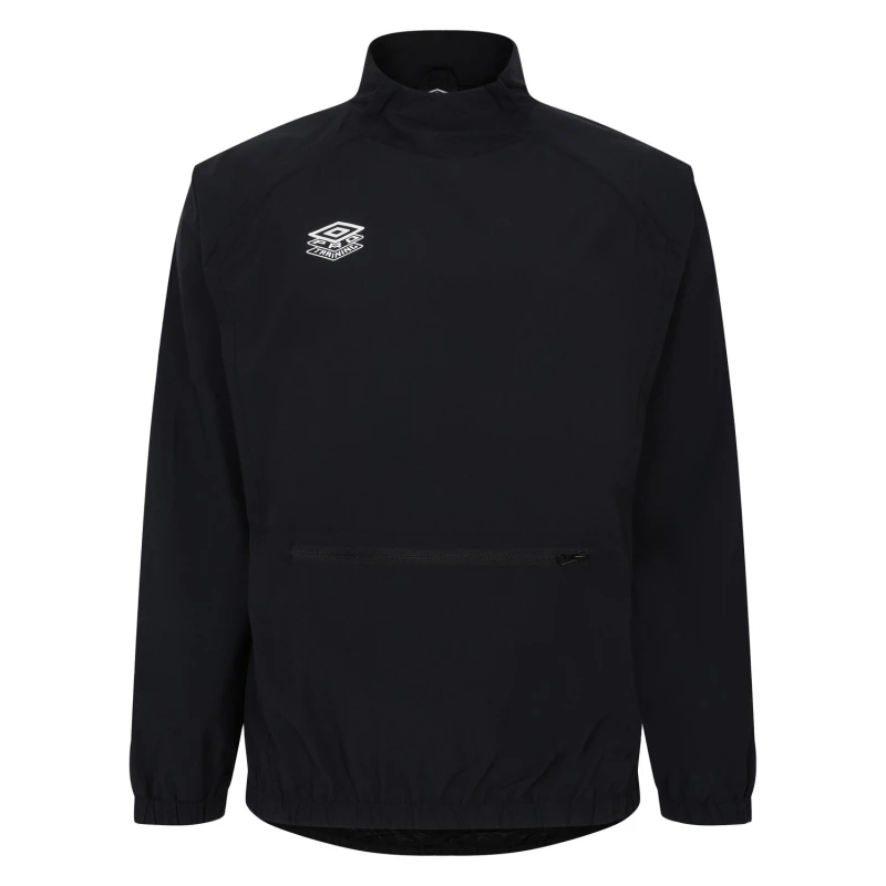 Image of Umbro Umbro Men Optimus Training Drill Top in Black Size: Small Black S Male 5063652570845