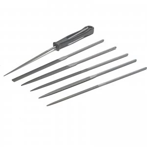 Image of Bahco 6 Piece Precision Needle File Set in Plastic Wallet