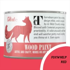 Image of Thorndown Foxwhelp Red Wood Paint 750ml