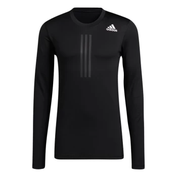Image of adidas Compression Warm Long-Sleeve Top Mens - Black