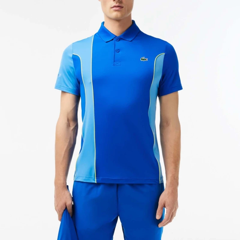 Image of Lacoste Sport x Novak Djokovic Regular Fit Polo Shirt - Multi Multi XL