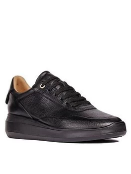 Image of Geox Rubiia Platform Trainers - Black, Size 7, Women