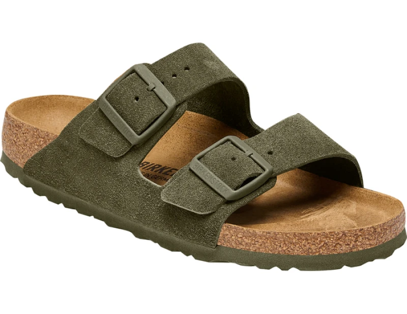 Image of Birkenstock Arizona Suede Leather Green 39