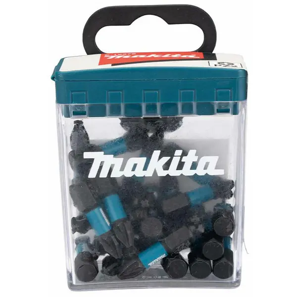 Image of Makita Impact Black Torsion Pozi Screwdriver Bits PZ2 25mm Pack of 25