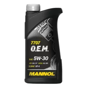Image of MANNOL Engine oil VW,AUDI,MERCEDES-BENZ MN7707-1 Motor oil,Oil