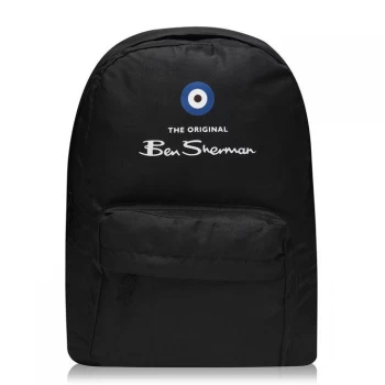 Image of Ben Sherman Classic Logo Backpack - Black
