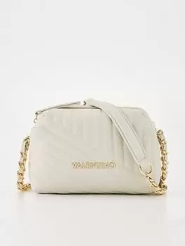 Image of Valentino Bags Laax Re Camera Crossbody Bag - Ecru, Cream, Women