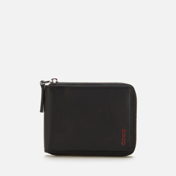 Image of HUGO Mens Subway Zip Wallet - Black
