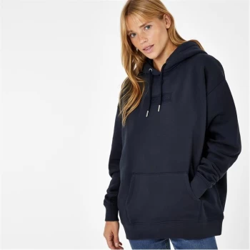 Image of Jack Wills Overhead Longline Hoodie - Navy