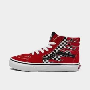 Image of Little Kids Vans Sk8-Hi Reflect Check Casual Shoes