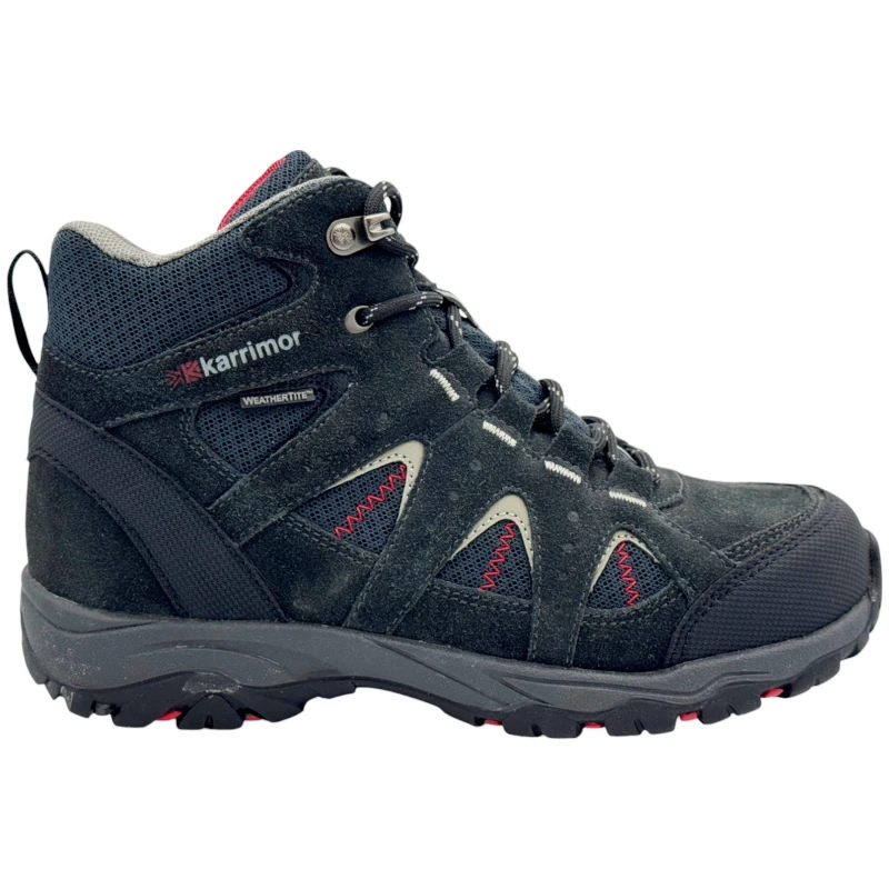 Image of Karrimor Mount Waterproof Walking Boots Juniors Black/Red male 3 (35.5)