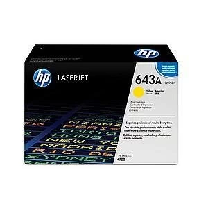 Image of HP 643A Yellow Laser Toner Ink Cartridge