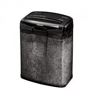 Image of Fellowes M-7Cm Cross Cut Shredder 13 Litre 7 Sheet Black 4701901
