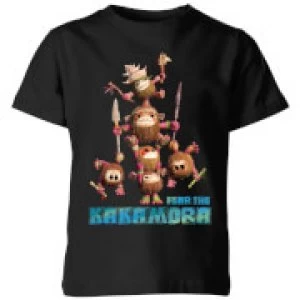 Image of Moana Fear The Kakamora Kids T-Shirt - Black - 7-8 Years