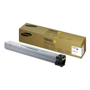 Image of Samsung Y806S Yield 30000 Pages Yellow Laser Toner Ink Cartridge for X7400X7500X7600 Series Printers