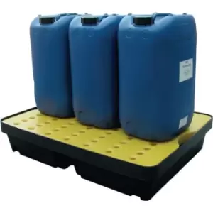 Image of Slingsby 40 Litre Spill Tray With Yellow Platform
