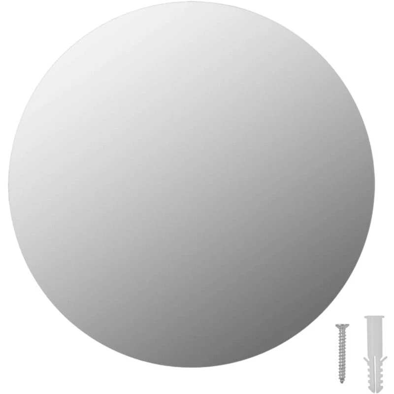 Image of VIDAXL Frameless Mirror Round 30cm Glass Vidaxl 283653