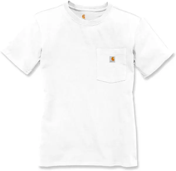 Image of Carhartt Workwear Pocket Womens T-Shirt, white, Size M