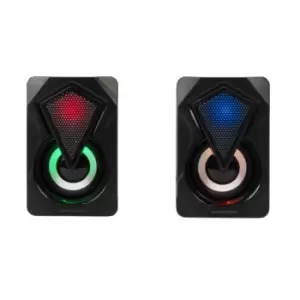 Image of Intempo RGB Gaming Speaker Set - Black