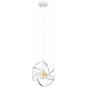 Image of Netlighting Pola Spherical Pendant Ceiling Light White, 30cm, 1x E27