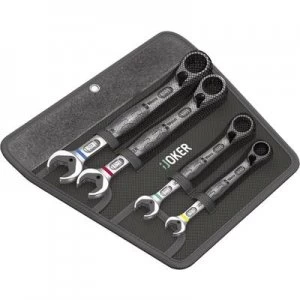 Image of Wera 05020090001 Joker Switch Ratcheting crowfoot wrench set 4 Piece 10 - 19 mm