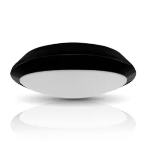 Image of Phoebe LED Bulkhead 10.5W Melana Oval Cool White 100° Diffused Black