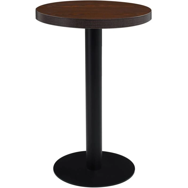 Image of VIDAXL Bistro Table Dark Brown 50cm mdf Vidaxl 286419