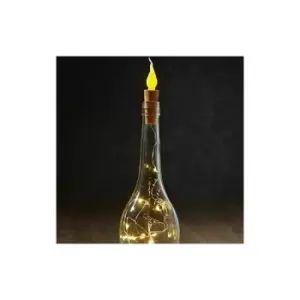 Image of Bottle It! Candle Effect Cork Stopper with LED lights- Xmas table Decoration