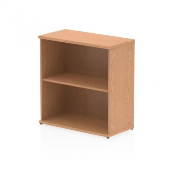 Image of Trexus Office Low Bookcase 800x400x800mm 1 Shelf Oak Ref I000757