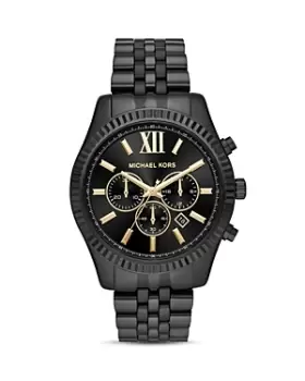 Image of Michael Kors Black Lexington Chronograph, 44mm