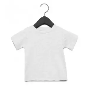Image of Bella + Canvas Baby Crew Neck T-Shirt (6-12 Months) (Asphalt)