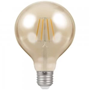 Image of Crompton LED Globe G95 ES E27 Filament Antique 5W Dimmable - Extra Warm White